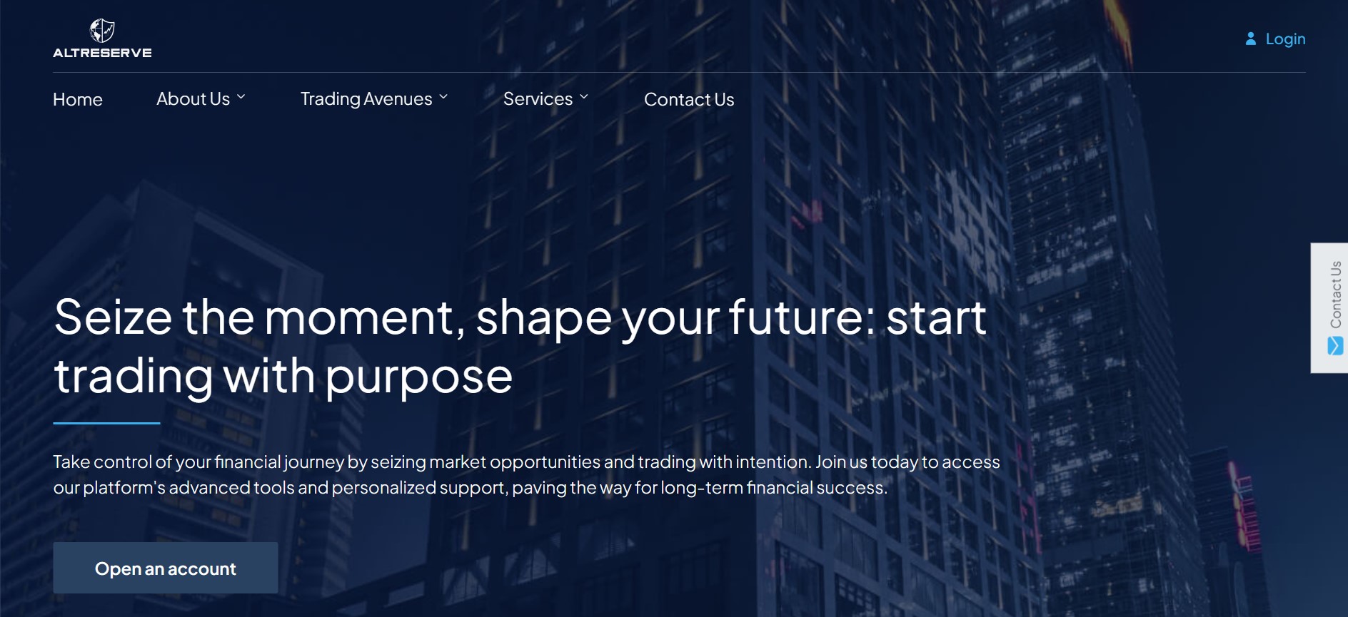 AltReserve website