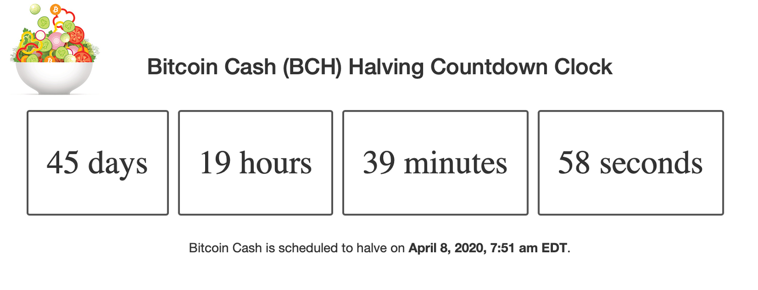 bitcoin halving countdown clock