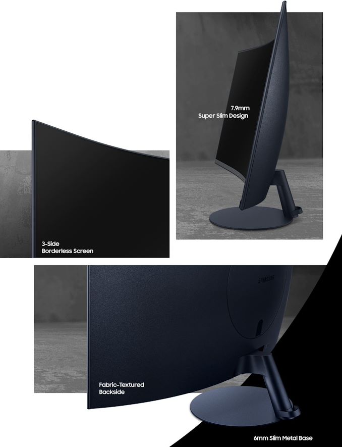 Samsung Announces TD5 Monitors: Aggressive, 1000R Curved Office Displays 3