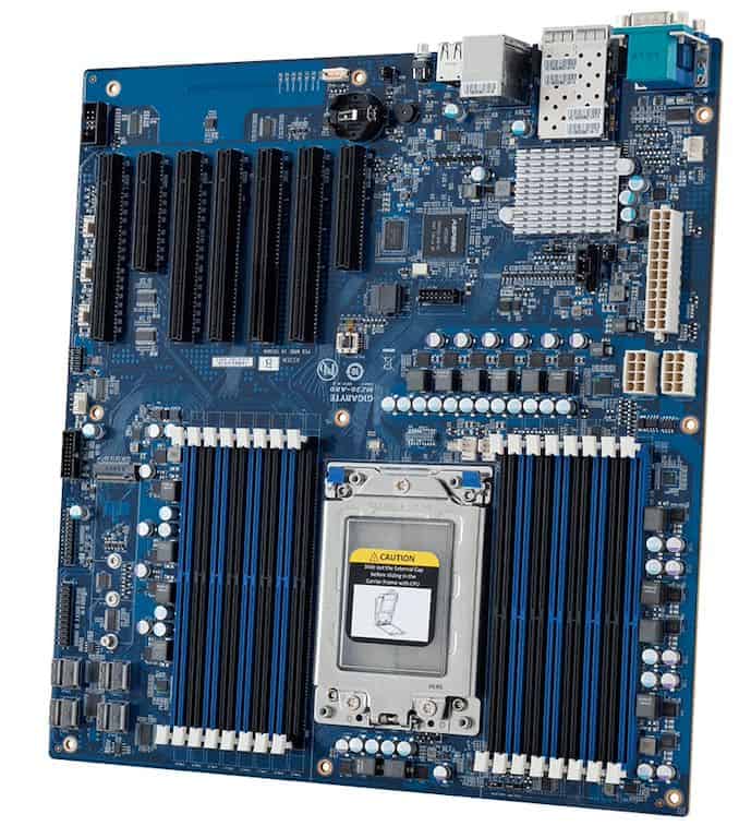 The GIGABYTE MZ31-AR0 Motherboard Review: EPYC with Dual 10G 1