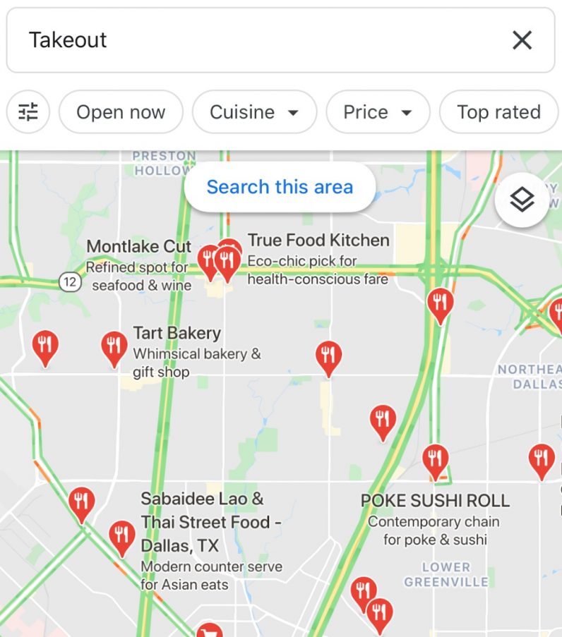How to use Google Maps’ new Takeout and Delivery shortcuts 2 How to use Google Maps’ new Takeout and Delivery shortcuts 2