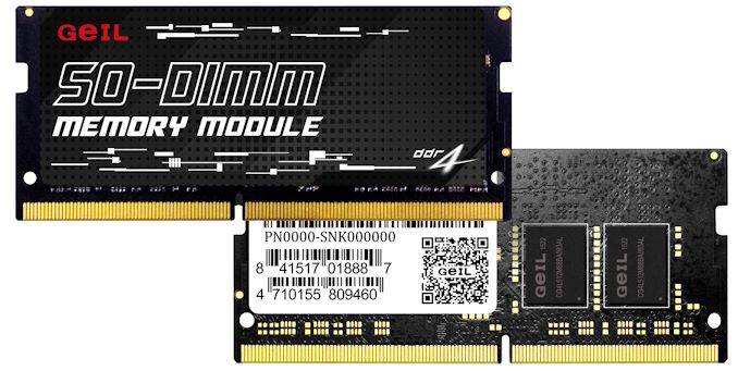 GeiL Unveils 64 GB DDR4-3200 SO-DIMM Kit, 2 x 32 GB 1