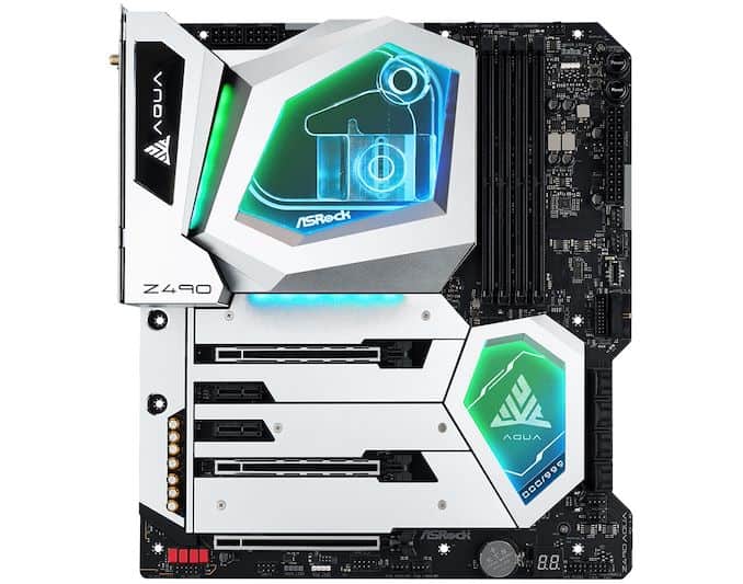 The ASRock Z490 Aqua: Thunderbolt 3, PCIe 4.0 Ready, Water Cooled 1