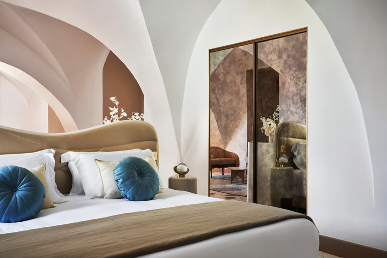 Cristina Celestino signs a seven room capsule collection for Palazzo Avino hotel