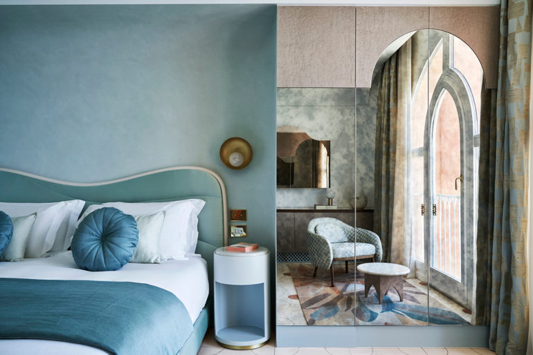 Cristina Celestino signs a seven room capsule collection for Palazzo Avino hotel