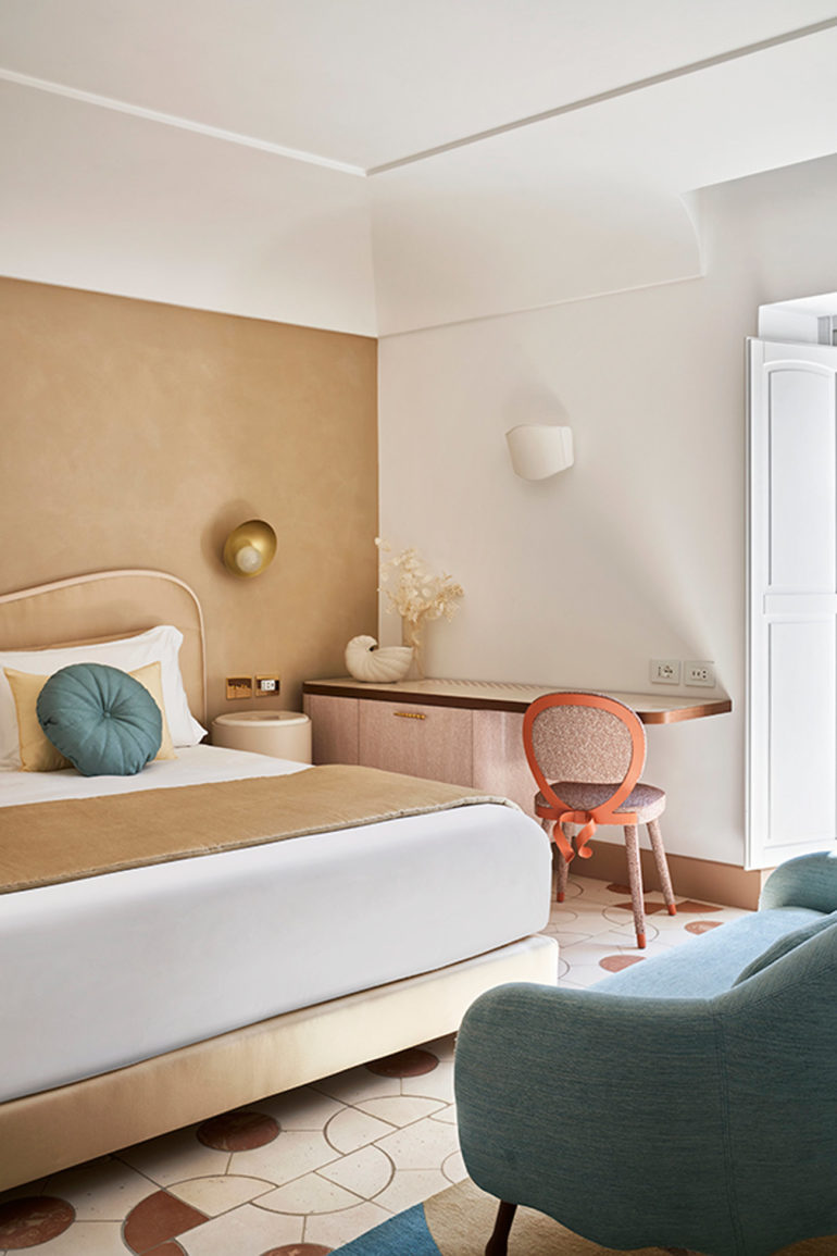 Cristina Celestino signs a seven room capsule collection for Palazzo Avino hotel