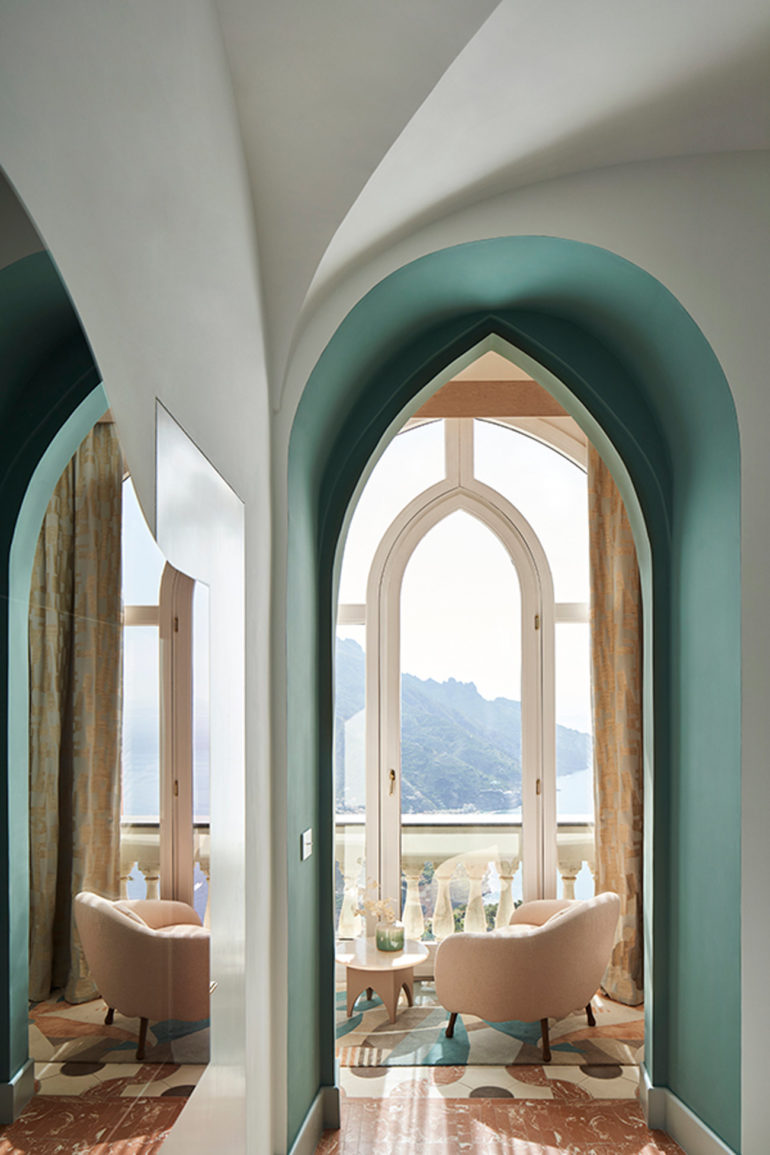 Cristina Celestino signs a seven room capsule collection for Palazzo Avino hotel
