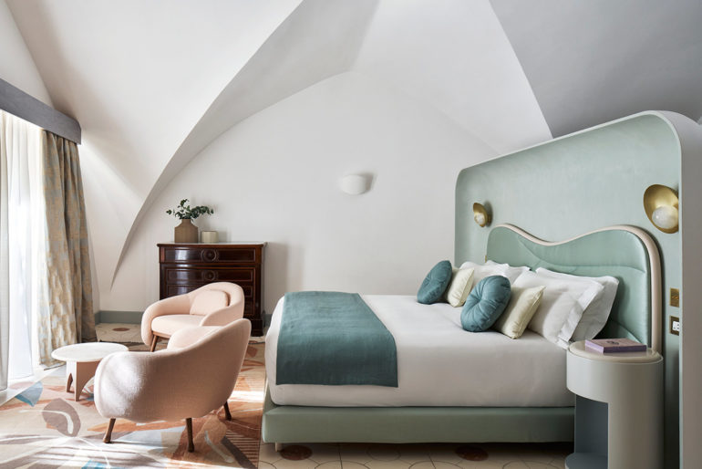 Cristina Celestino signs a seven room capsule collection for Palazzo Avino hotel