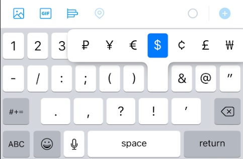 How to find special characters on your phone’s keyboard 2 How to find special characters on your phone’s keyboard 2