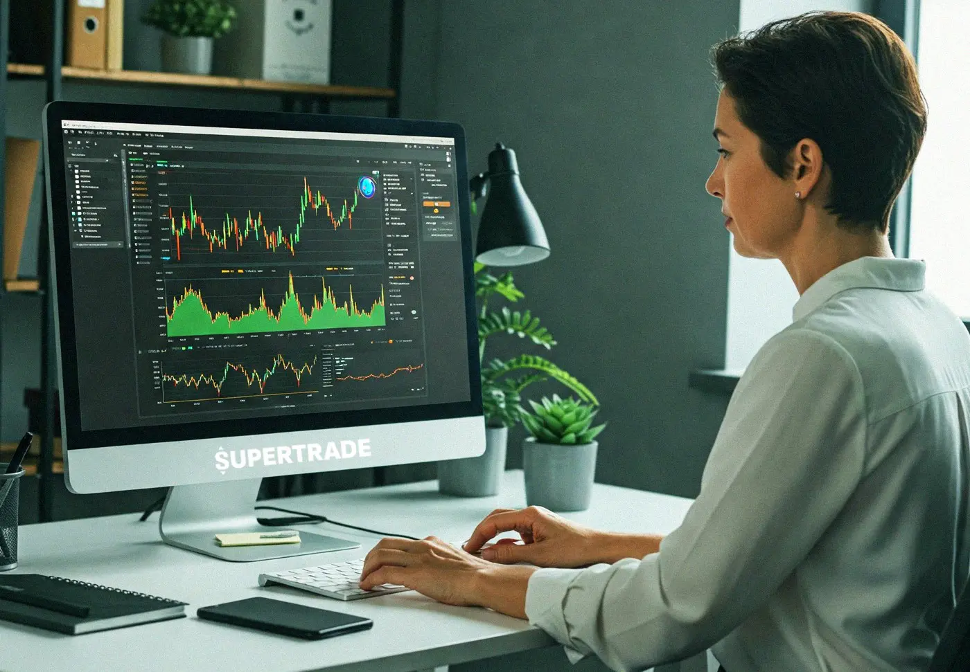 What are the advantages of the Supertrade Trading Platform that make it an innovative environment for crypto asset operations?
